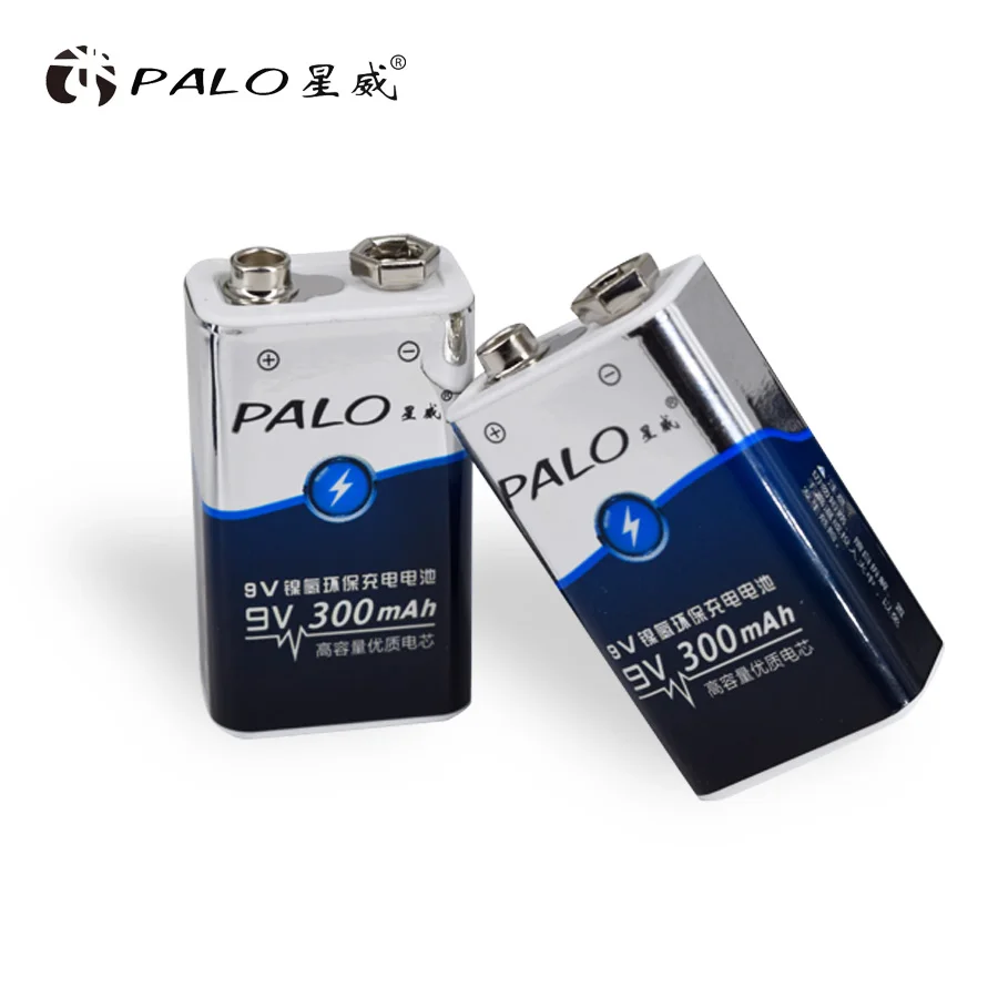 PALO аккумуляторная батарея 9V 6F22 Ni MH nimh 300mah 9v для цифровой камеры с пультом