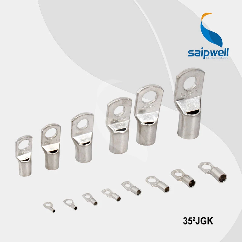 FREE SHIPPING 25pcs/lot 35mm2 Copper Tube Connecting Terminal Industrial Electronic Cable Lug Connector SP-JGK-35 | Обустройство дома