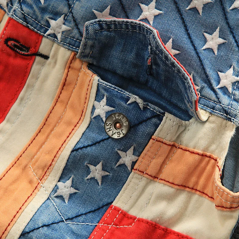New 2015 Spring and Summer men's denim vest casual Slim lapel striped mens sleeveless jean jacket | Тематическая одежда и
