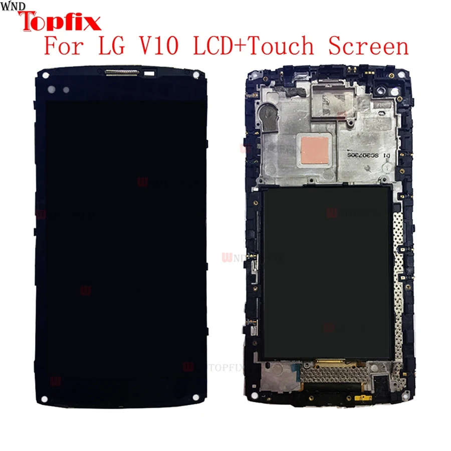 Черный 5 7 &quotдля LG V10 H960 H968 H900 VS990 ЖК дисплей кодирующий преобразователь сенсорного
