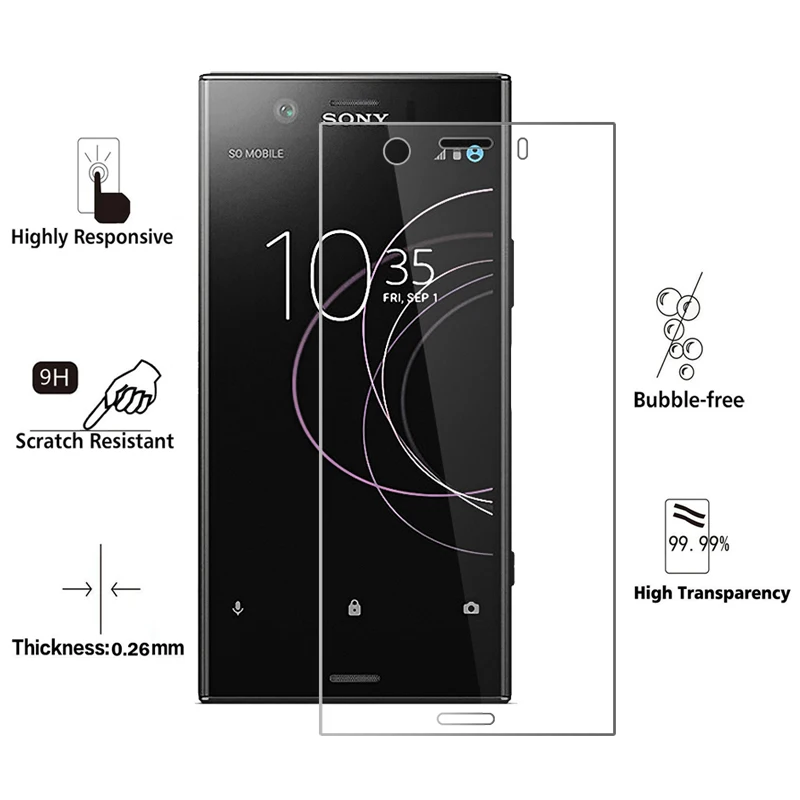 Закаленное стекло GXE 9H для Sony Xperia XZ1 Compact 4 6 дюйма защитная пленка XZ1mini усиленная