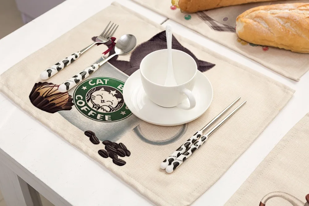 CAMMITEVER Cat в чашке подставка для напитков подстаканников чая кофе подставки