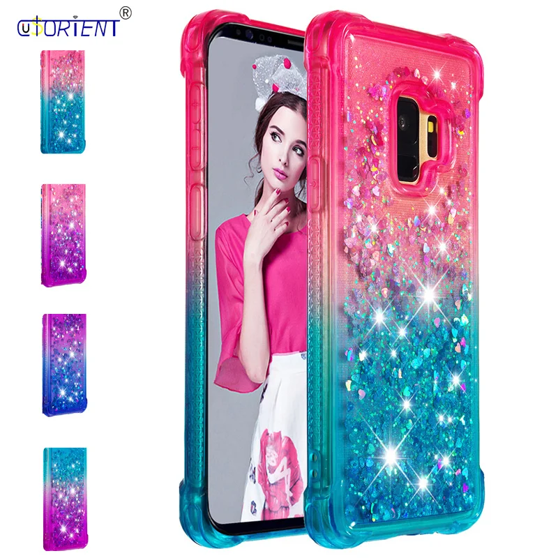 Чехол бампер из ТПУ с зыбучим песком для Samsung Galaxy S9 9S G960F G960F/DS SM