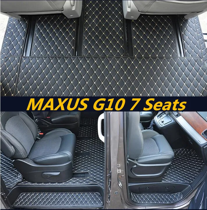 3D напольные коврики для ножек и багажника MAXUS 2016 2017 2018 7 мест (6 цветов) от