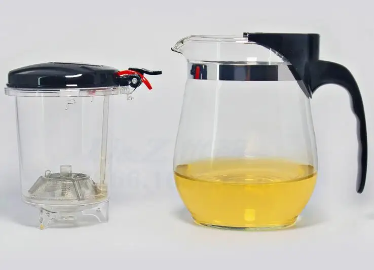 Модный термостойкий стеклянный чайник 500 мл чайный набор с цветами для пуэр