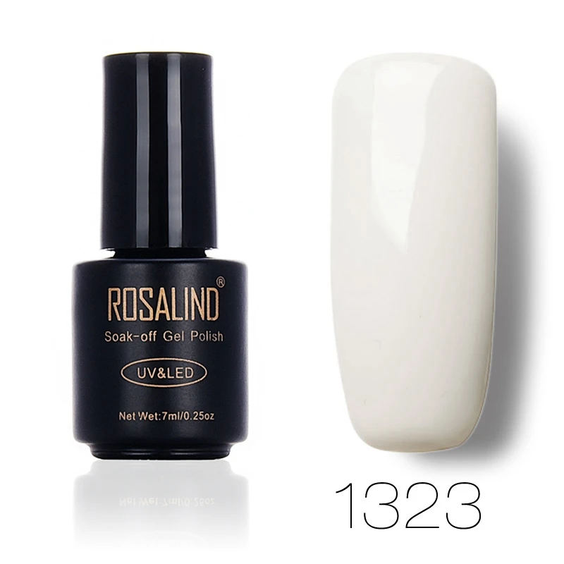 ROSALIND гель 1S 1323-1465 Vernis Полупостоянный обнаженный лак для ногтей 7 мл замачиваемый лак для ногтей маникюрный гель лак - Цвет: 1323