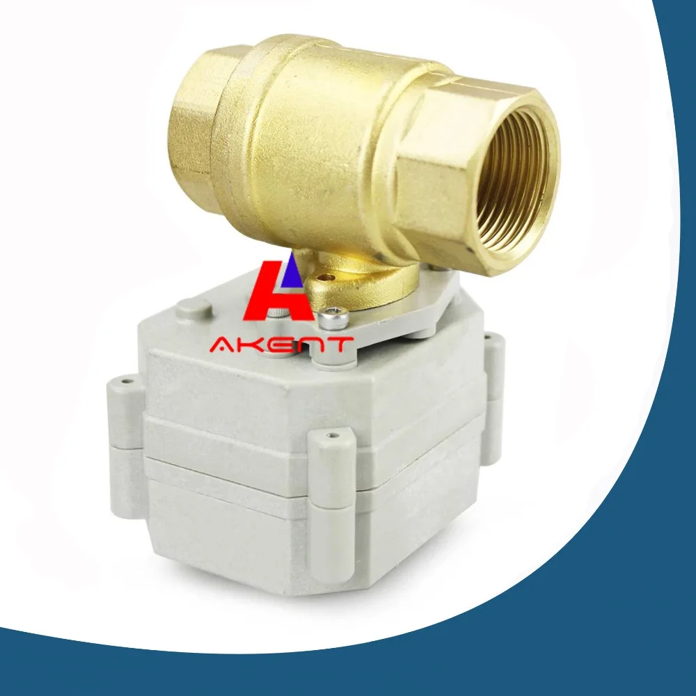 3/4 &quotDN20 DC24V положение отзывы шаровой клапан с электроприводом Латунь 2 Way CR5-01