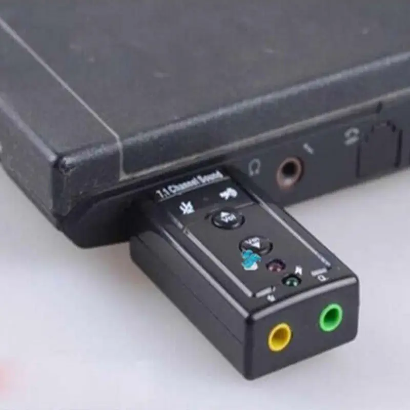 USB 2 0 3D виртуальный ключ внешний 7 1 канальный аудио адаптер для звуковой карты Windows