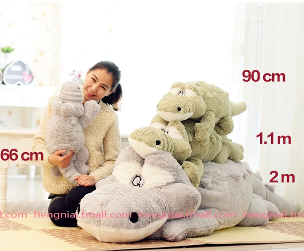 55cm Stuffed animals Big Size Simulation Crocodile kawaii Plush Toy Cushion Pillow Toys for kids free shipping | Игрушки и хобби