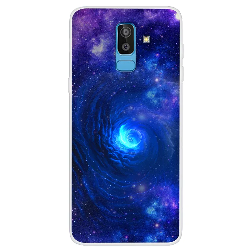 Чехол для телефона Samsung Galaxy J8 2018 мягкий чехол с рисунком звездного неба EU j810 j810f