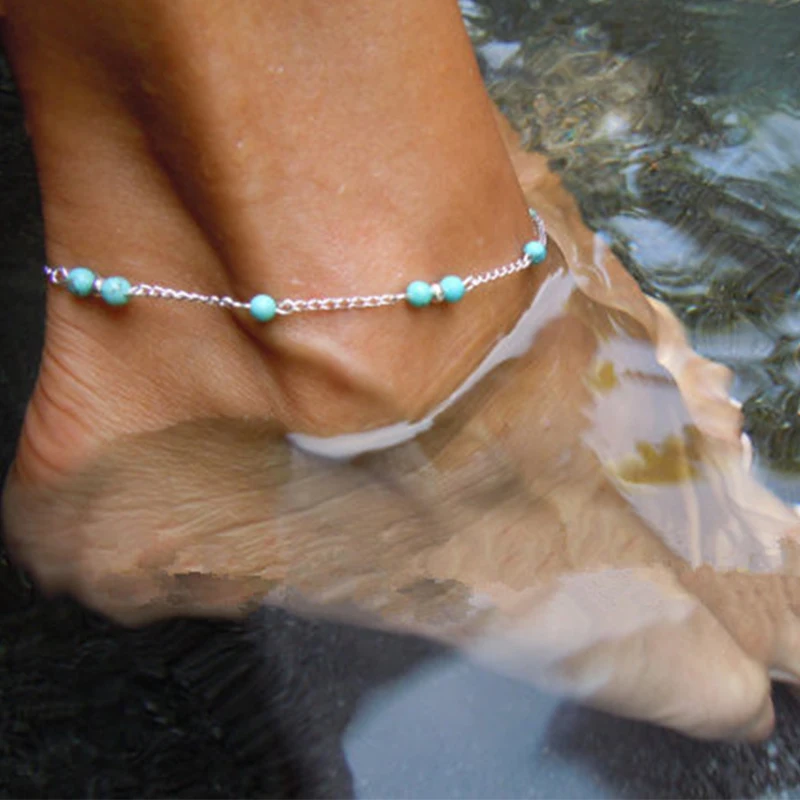 Лидер продаж 1 шт. новый браслет на ногу в стиле бохо серебряные летние женские