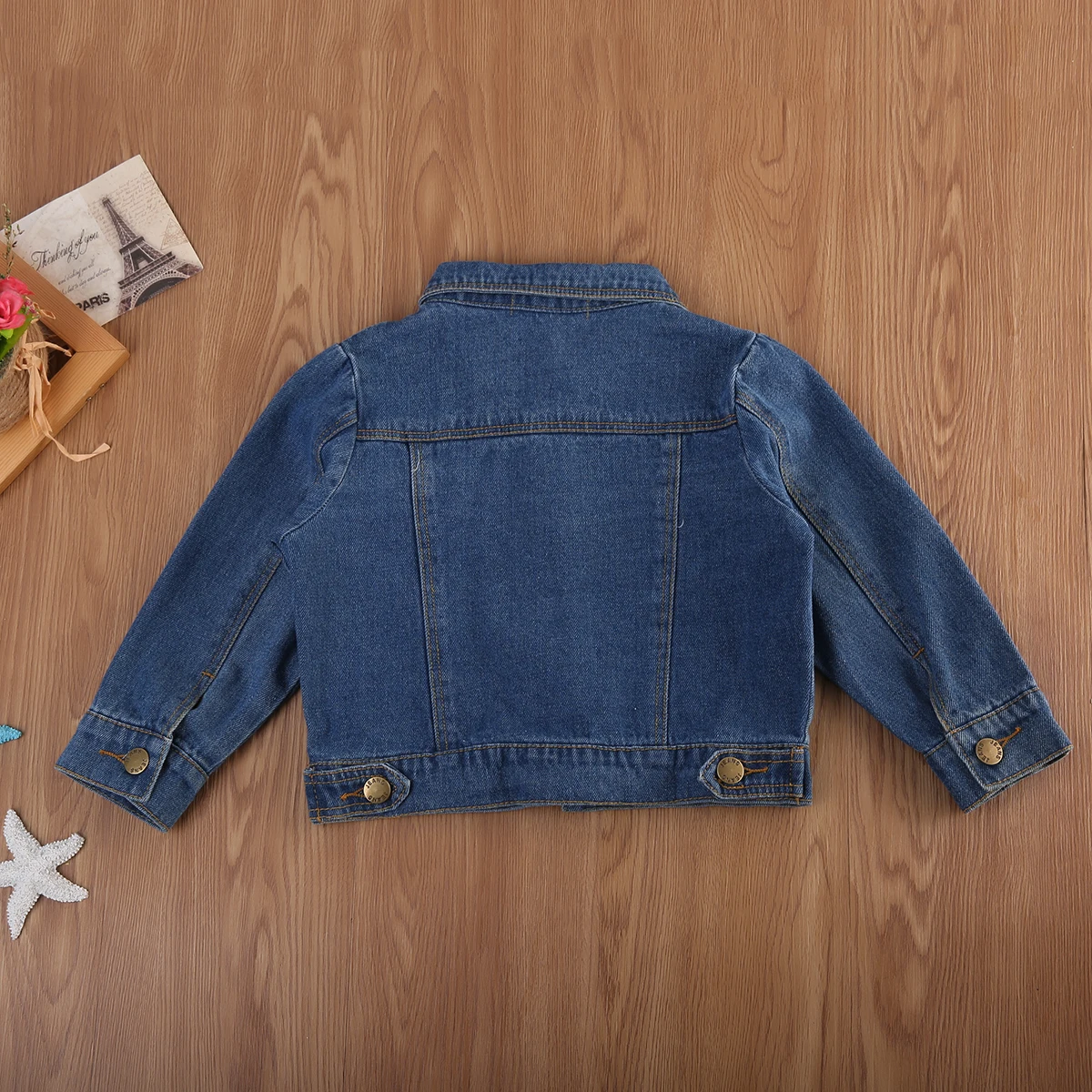 Long sleeve Denim Jacket Coat For Toddler Girl | Детская одежда и обувь