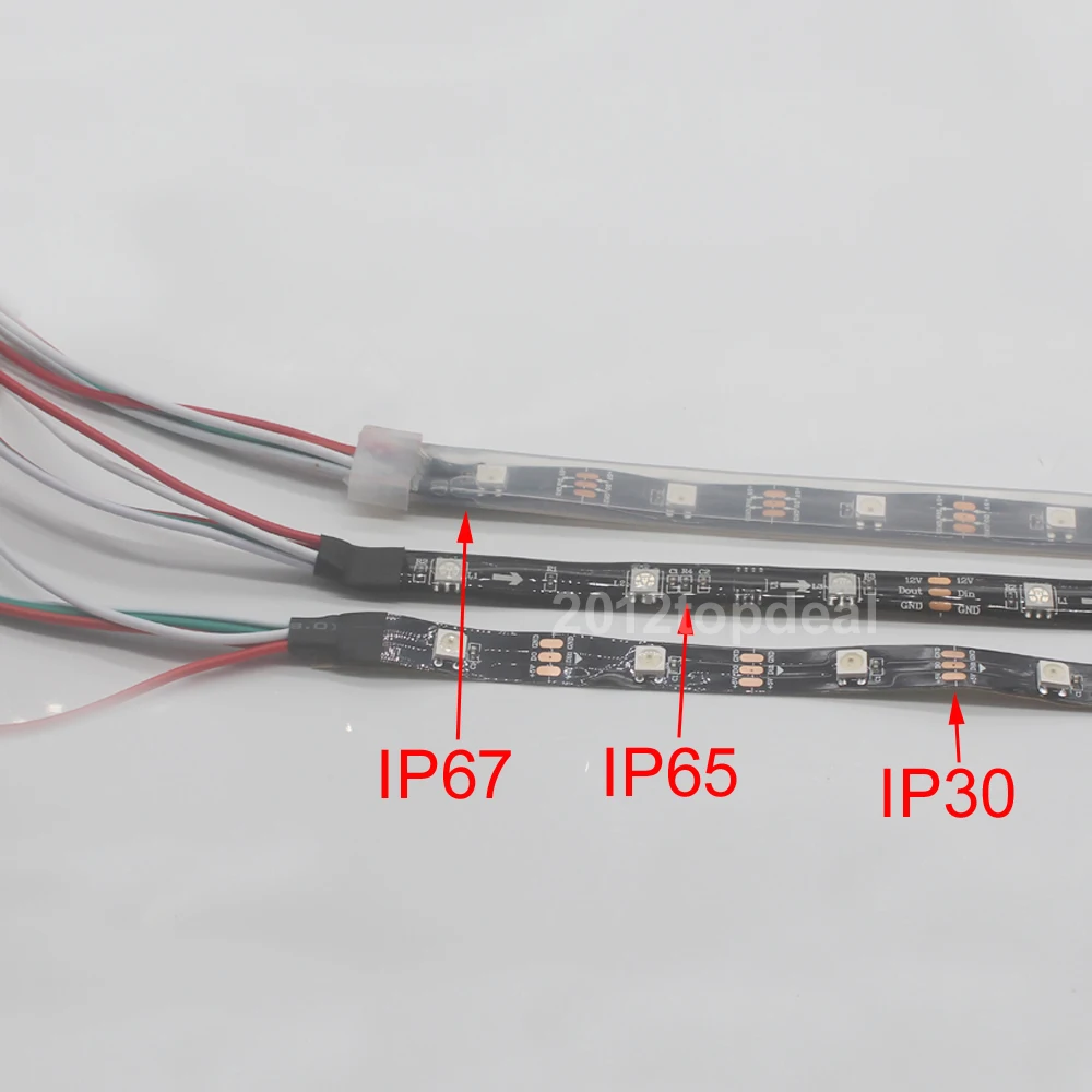 Светодиодная лента WS2812B 5050 RGB 5 м 150 300 светодиодов 144 30 светодиодов/м