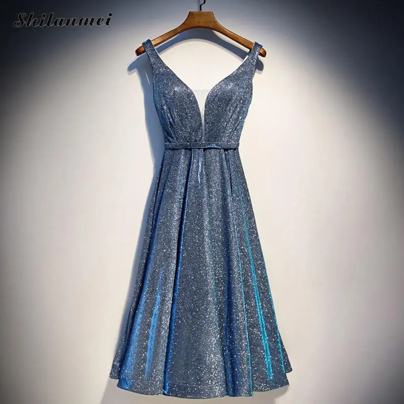 Модные вечерние платья с блестками для женщин сексуальное блестящее платье без