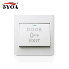 Кнопка выхода двери, переключатель для системы контроля доступа, электронный дверной замок без COM, сенсорный переключатель, кнопка доступа