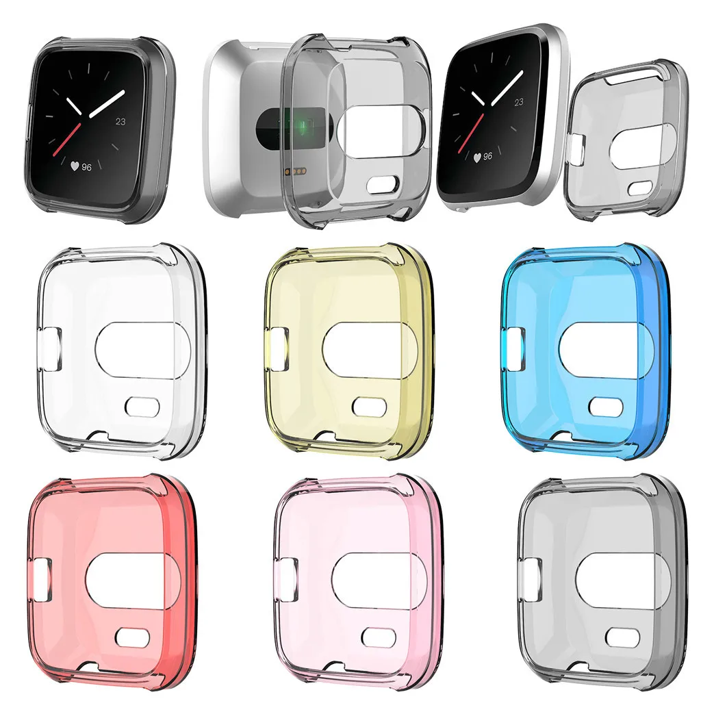 Ouhaobin смарт чехол для Fitbit versa Lite Смарт часы ультра тонкий мягкий ТПУ защитный часов
