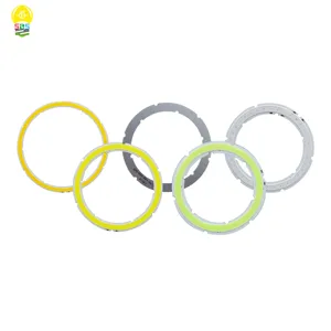 Кольцевой светодиодный светильник с cob матрицей, 12 В постоянного тока, 3-15 Вт, глаз ангела, 30 мм-120 мм, чип теплого и холодного белого света для лампы сделай сам