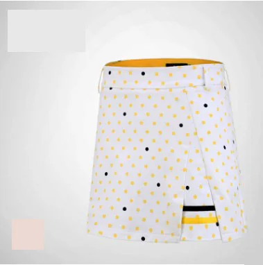 Skirt PGM горошек Гольф юбка тенниска Для женщин костюм для гольфа, летняя рубашка со стоячим воротником для мальчиков тонкий качественный дышащий спорта тенниса и юбки - Цвет: Skirt