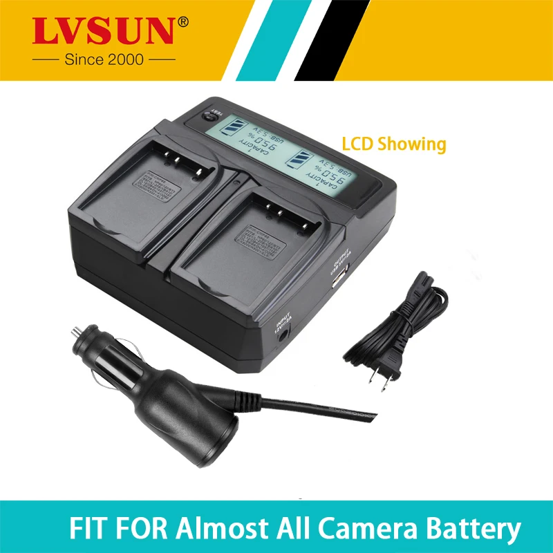 LVSUN BLS 5 1 Универсальное зарядное устройство для камеры Canon OLYMPUS OM D E M10 EM10 PEN PL2 PL5
