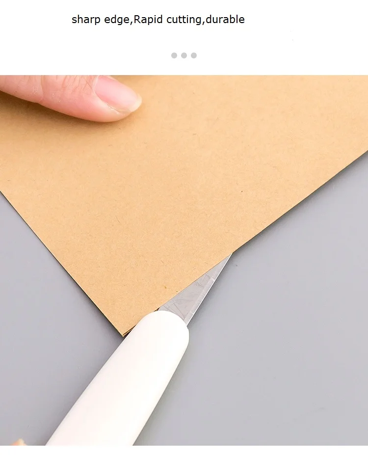 New fashion Mini portable art knife plastic handle metal blade opener shrinkable utility office school cutting supplies |