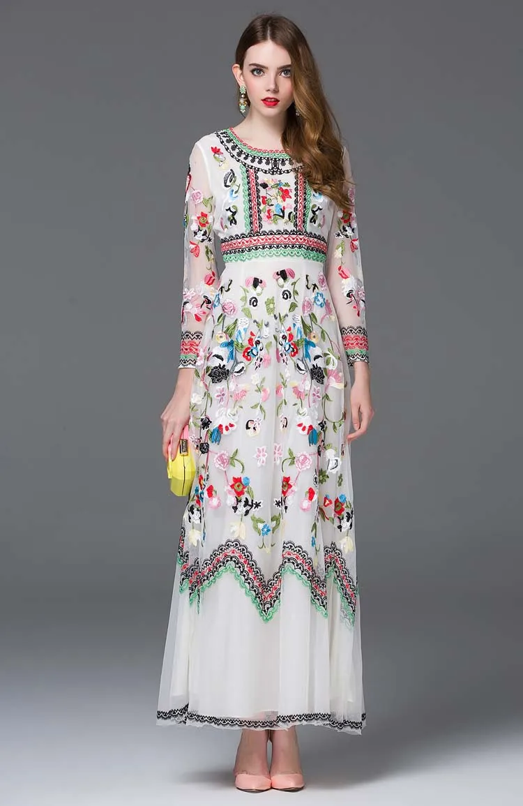 Женское многослойное платье макси Laides' элегантное двухцветное с круглым