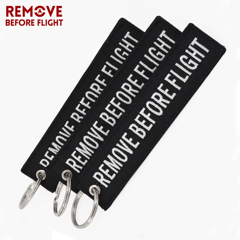 Брелок для ключей от производителя REMOVE BEFORE FLIGHT специальный значок с вышивкой