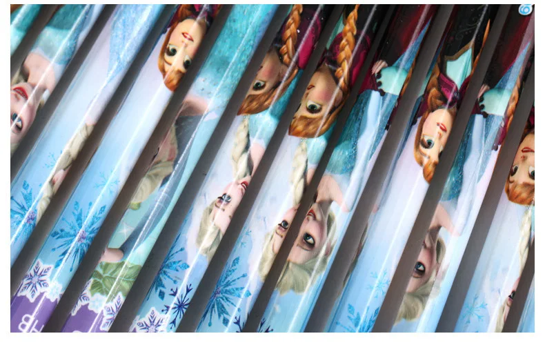 30 шт. Детские Мультяшные карандаши с ластиком disney Frozen Elsa Mickey Sofia HB карандаш экологически чистый и нетоксичный