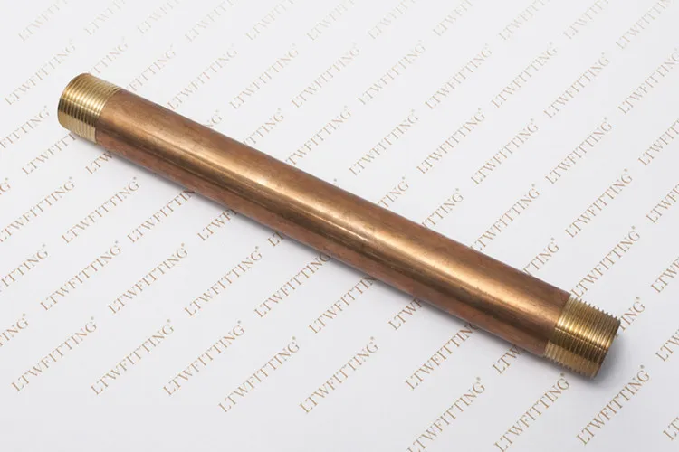 LTWFITTING Латунная Труба 12 &quotДлинный ниппель фитинг 1&quot Мужской NPT Air Water |