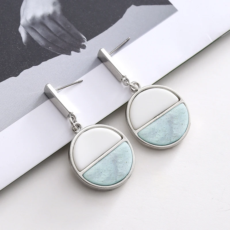 Массивные серьги акриловые ювелирные изделия для женщин Ares Pendientes Aros Mujer Oreja Moda Boucle