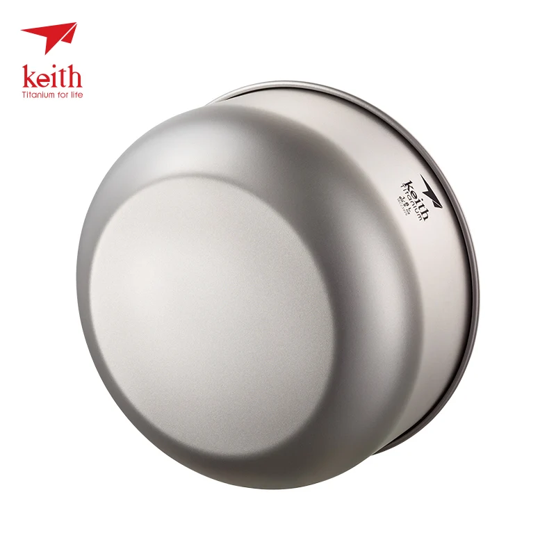 Салат из титана Keith 1.8L большая миска ультралегкие суповые миски чистого для