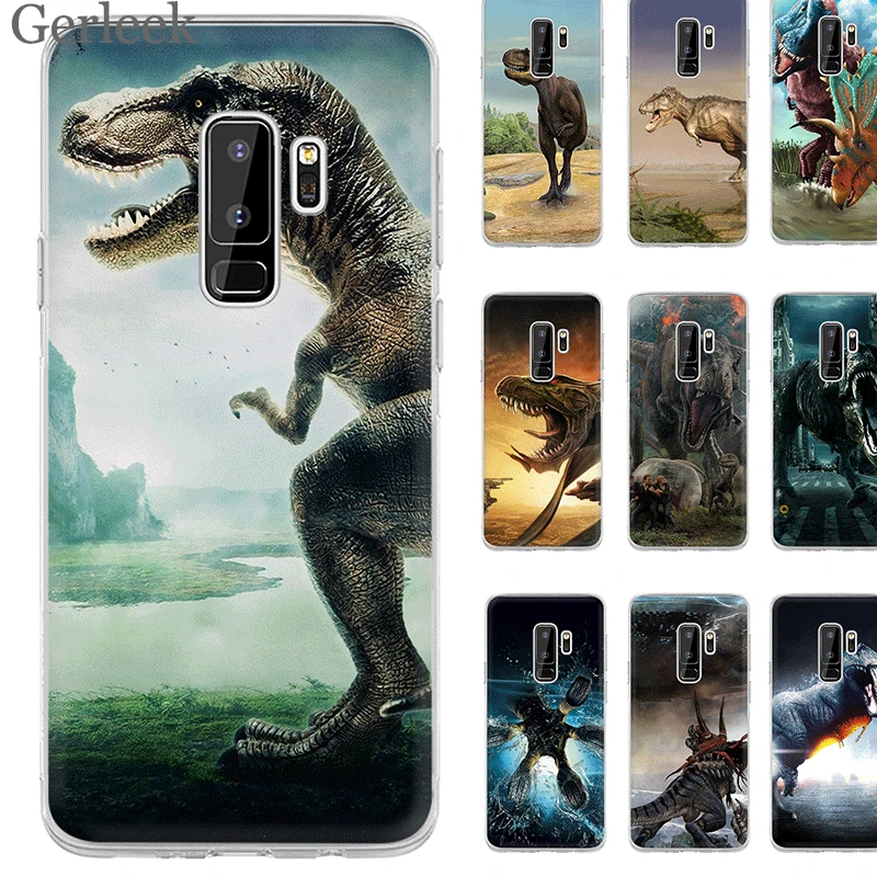 Жесткий чехол Desxz Dinosaur для Samsung A7 A9 A5 A3 A10 A30 A40 A50 A70 A8 A6 Plus | Мобильные телефоны и