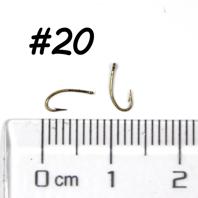 Bimoo Премиум 25 шт. небольшой размер 20 22 изогнутые Caddis Scud Emergers личинка Нимфа крючок
