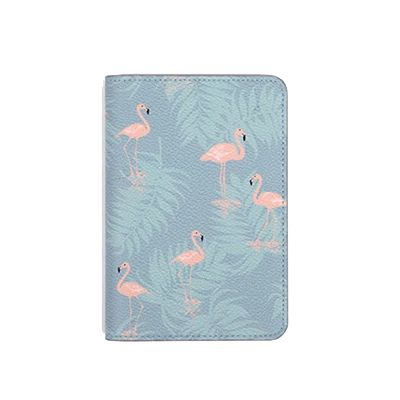 Flamingo Горячая мода милый печати женщин паспорта держатель из искусственной кожи держатель для карт путешествия Обложка для паспорта - Цвет: Flamingo
