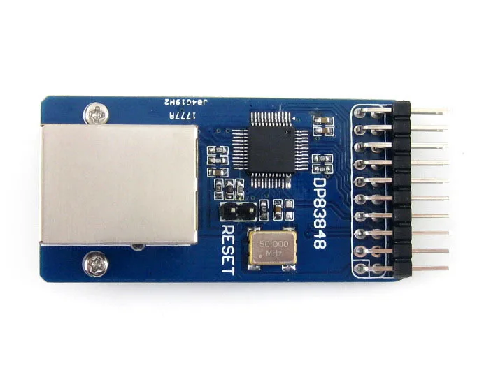10 шт./лот Waveshare DP83848 модуль Ethernet платы 10/100 Мб/с физический слой управления