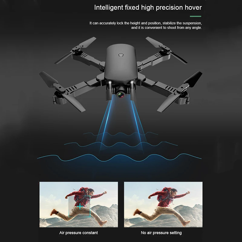Радиоуправляемый Дрон вертолет WiFi FPV с камерой 4K HD Антенна Радиоуправляемый квадрокоптер двойная камера самолет Квадрокоптер оптическое позиционирование потока