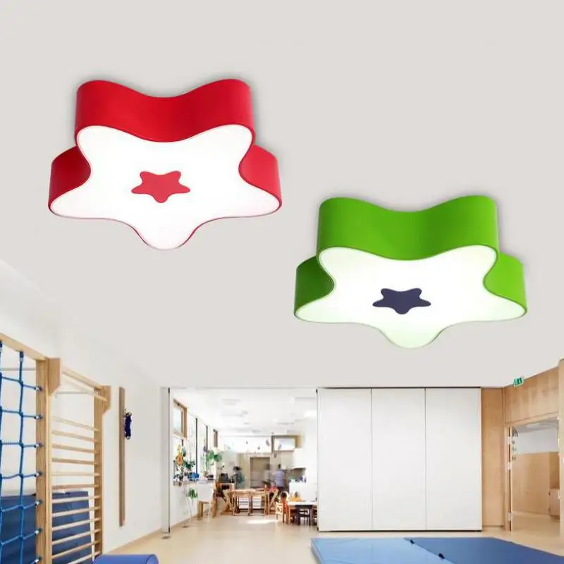 Светодиодный потолочный светильник в виде звезд для детского сада|children ceiling|children