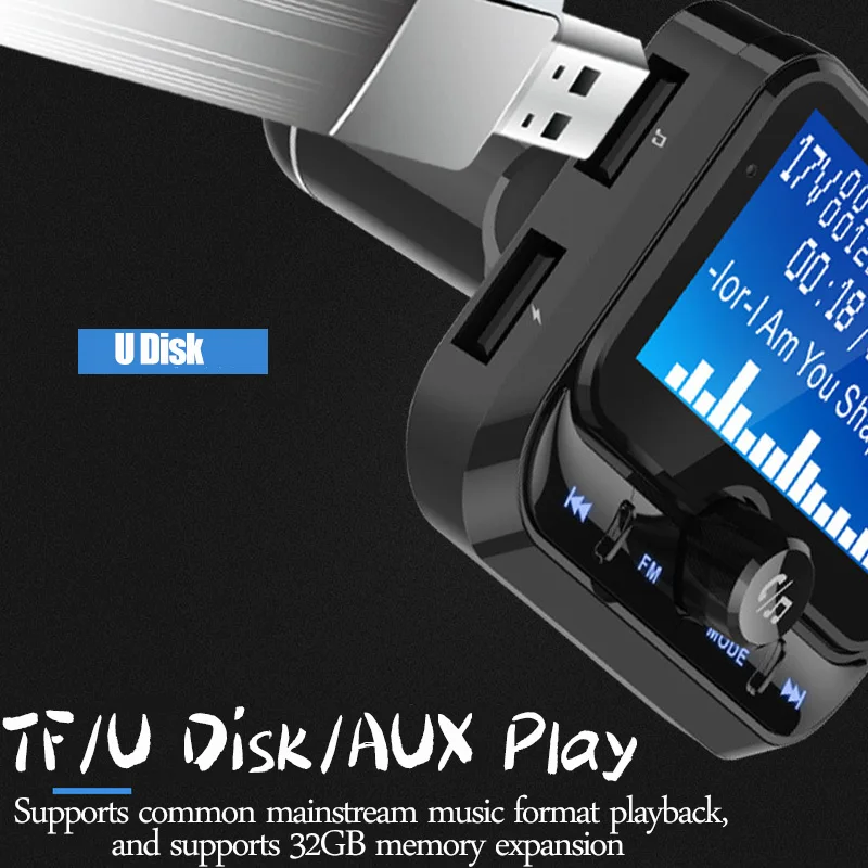 VR робот fm передатчик Bluetooth Автомобильный MP3 музыкальный эквалайзер плеер с