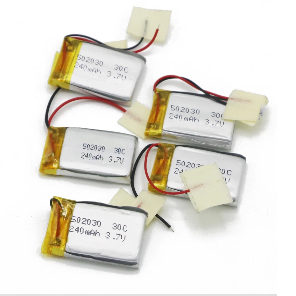 5 шт./лот 3 7 v 240mAh LiPo батарея SH 6020 Mini 3CH вертолет|sh 6020|3.7v 240mah lipo battery3.7v |