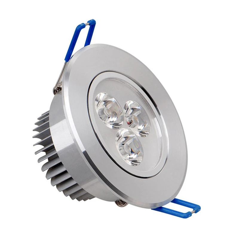 Foco LED regulable de 3W y 6W lámpara de techo, empotrada, empotrada, para pared, AC110V, 220V, blanco frío, para iluminación del hogar