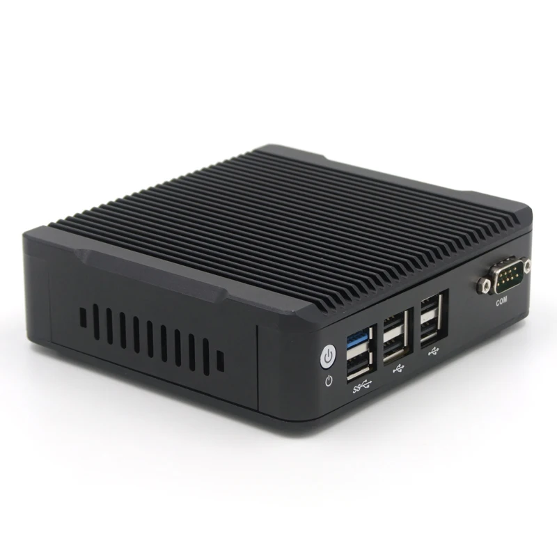Четырехъядерный мини ПК J1900 DDR3L 8 ГБ ОЗУ mSATA SSD 256 2LAN порт Baytrail безвентиляторный Windows