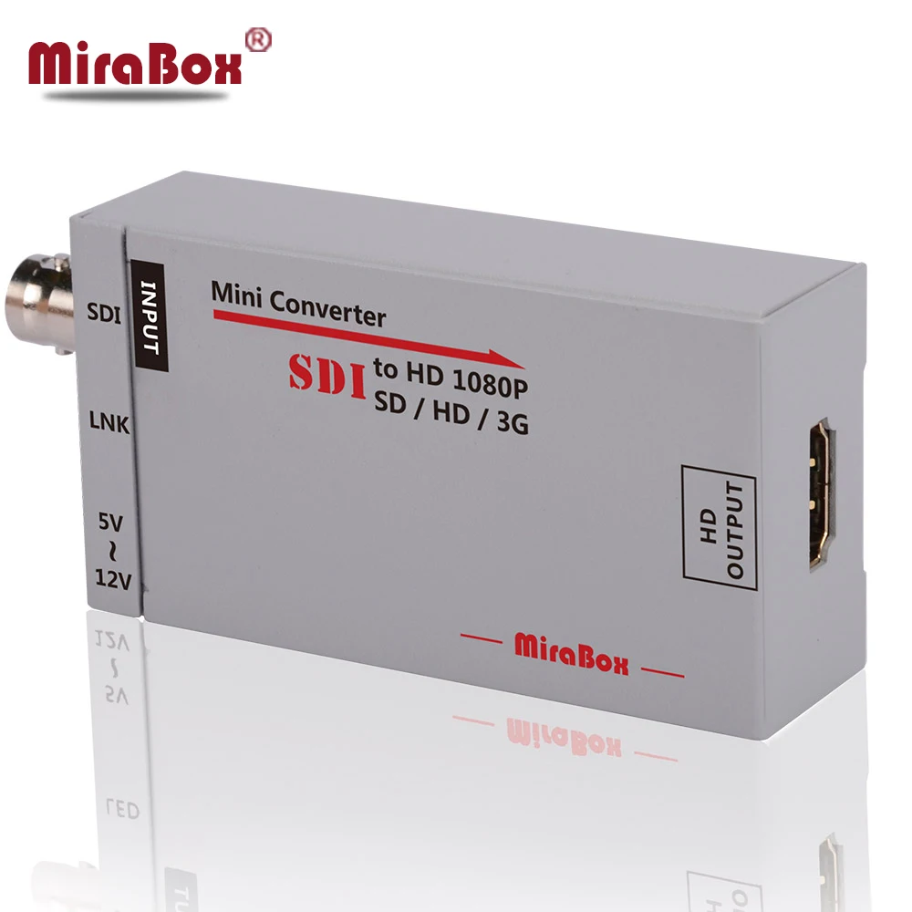 Мини-конвертер 3G SDI в HDMI HD 1080P SD/HD-SDI/3G-SDI адаптер BNC мультимедийный видеоконвертер