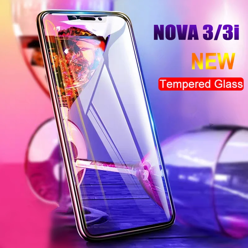 2 шт. закаленное стекло для Huawei Nova 3 3i защита экрана 9H 2.5D анти Blu Ray NOVA стеклянная