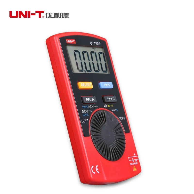 UNI T UT120A UT120B UT120C Цифровой мультиметр карманный ручной мультиметра AC/DC