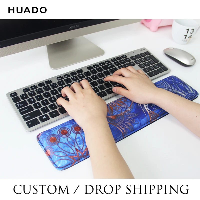 Клавиатура подставка для запястья Pad/мышь пены памяти сверхтонкая поддержка