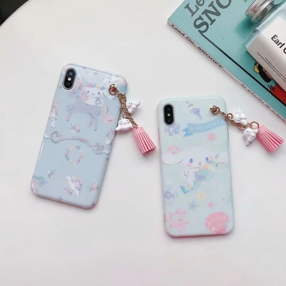 ORYKSZ для iphone X XR XS MAX случае Роскошные Мультфильм Мелодия рисунком силиконовые