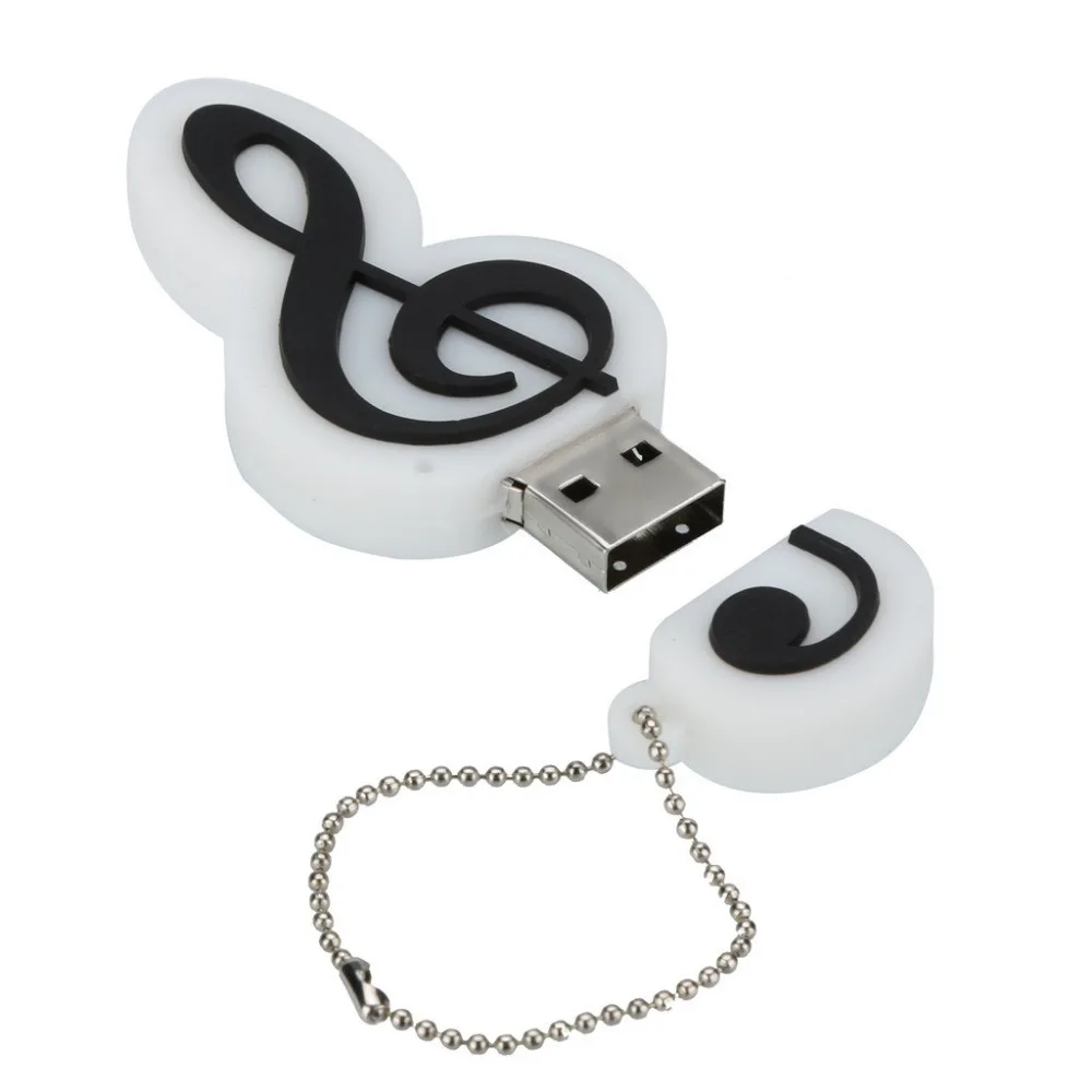 16 Гб USB мультфильм в форме ноты Классная модель Флэш память Флешка Ручка U диск. 4