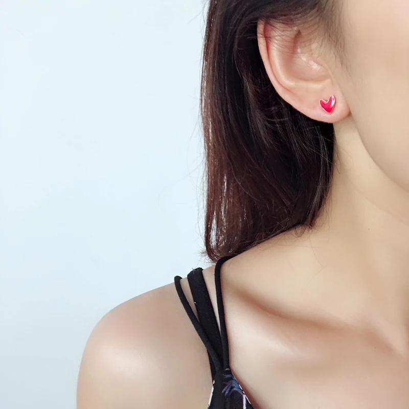 Серьги гвоздики YUN RUO из титановой стали простые и шикарные модные украшения в