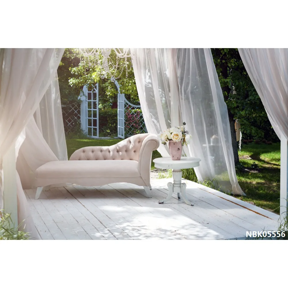 Laeacco Boudoir кровать деревянная доска Подушка занавес кулон фотография фон Индивидуальные фотографический фон для фотостудии - Цвет: NBK05556