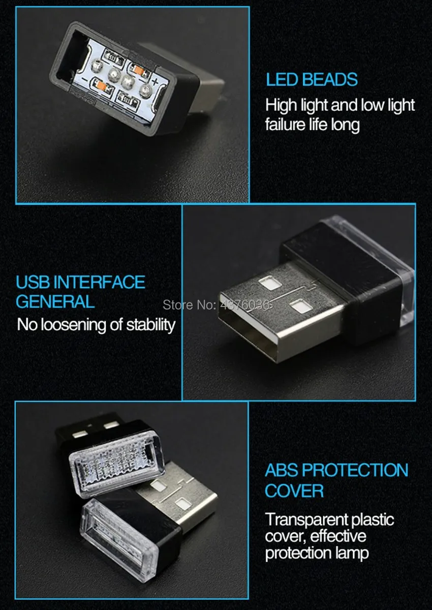 Автомобильный USB светодиодный декоративный светильник для nissan x-trail hyundai creta suzuki sx4 kia cerato ix25 suzuki jimny ford kuga