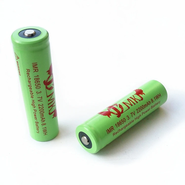 Литий ионная аккумуляторная батарея высокой мощности 18650 JCM IMR 2200mAh 3 7 V 6 8.1WH для